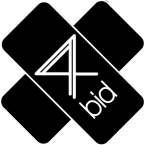 4bid logo transp black