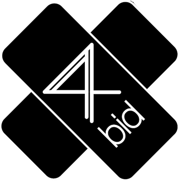 4bid logo transp black